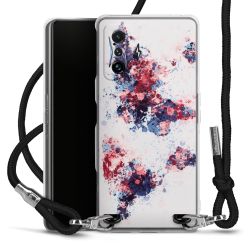 Carry Case Transparent Fabric black/silver