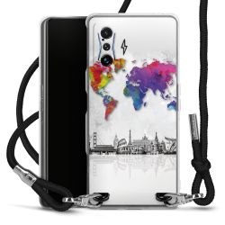 Carry Case Transparent Fabric black/silver