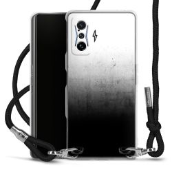 Carry Case Transparent Fabric black/silver