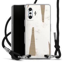 Carry Case Transparent Fabric black/silver