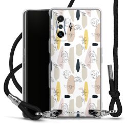 Carry Case Transparent Fabric black/silver