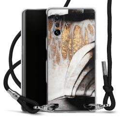 Carry Case Transparent Fabric black/silver