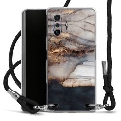 Carry Case Transparent Fabric black/silver