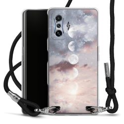 Carry Case Transparent Fabric black/silver