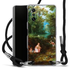 Carry Case Transparent Fabric black/silver