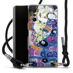 Carry Case Transparent Fabric black/silver