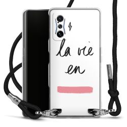 Carry Case Transparent Fabric black/silver