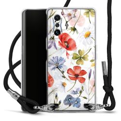 Carry Case Transparent Fabric black/silver