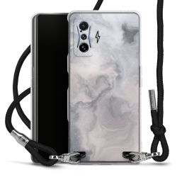 Carry Case Transparent Fabric black/silver