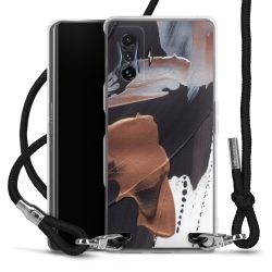 Carry Case Transparent Fabric black/silver