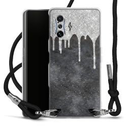 Carry Case Transparent Fabric black/silver