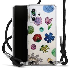 Carry Case Transparent Fabric black/silver