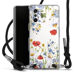 Carry Case Transparent Fabric black/silver