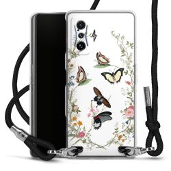 Carry Case Transparent Fabric black/silver