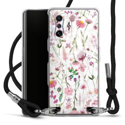 Carry Case Transparent Fabric black/silver