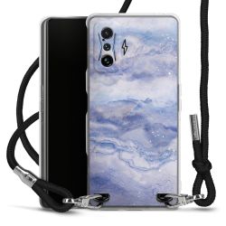 Carry Case Transparent Fabric black/silver