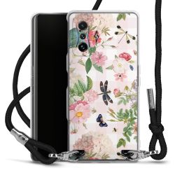 Carry Case Transparent Fabric black/silver