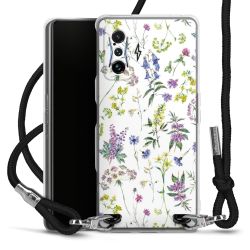 Carry Case Transparent Fabric black/silver