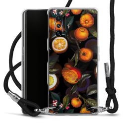 Carry Case Transparent Fabric black/silver