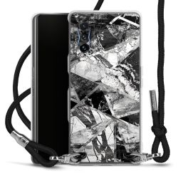 Carry Case Transparent Fabric black/silver