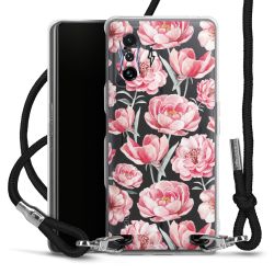 Carry Case Transparent Fabric black/silver