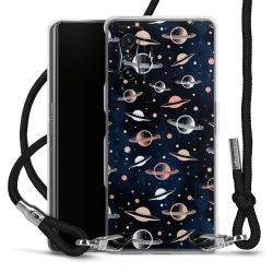 Carry Case Transparent Fabric black/silver