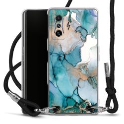 Carry Case Transparent Fabric black/silver