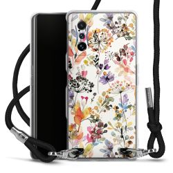 Carry Case Transparent Fabric black/silver