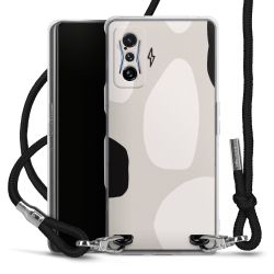 Carry Case Transparent Fabric black/silver