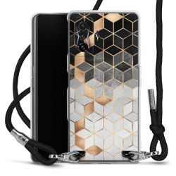 Carry Case Transparent Fabric black/silver