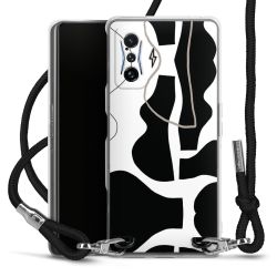 Carry Case Transparent Fabric black/silver