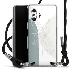 Carry Case Transparent Fabric black/silver