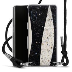 Carry Case Transparent Fabric black/silver