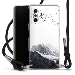 Carry Case Transparent Fabric black/silver