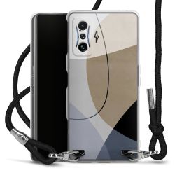 Carry Case Transparent Fabric black/silver