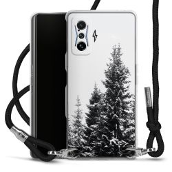 Carry Case Transparent Fabric black/silver