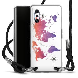 Carry Case Transparent Fabric black/silver