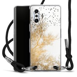 Carry Case Transparent Fabric black/silver