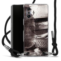 Carry Case Transparent Fabric black/silver