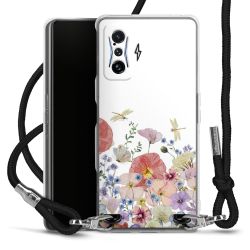 Carry Case Transparent Fabric black/silver