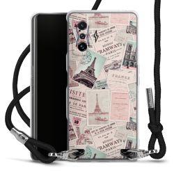 Carry Case Transparent Fabric black/silver