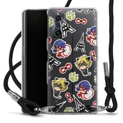 Carry Case Transparent Fabric black/silver