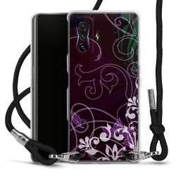 Carry Case Transparent Fabric black/silver