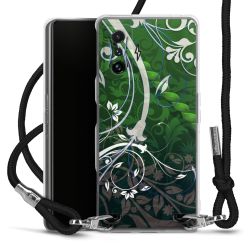 Carry Case Transparent Fabric black/silver