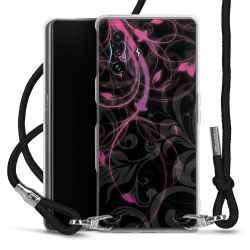 Carry Case Transparent Fabric black/silver