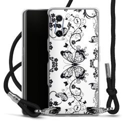 Carry Case Transparent Fabric black/silver