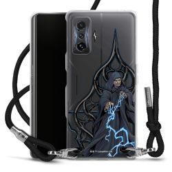 New Carry Case Transparent Stoff schwarz/silber