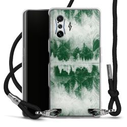 Carry Case Transparent Fabric black/silver