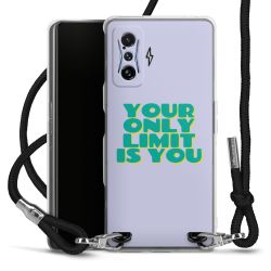 New Carry Case Transparent Stoff schwarz/silber