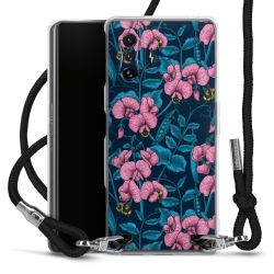 New Carry Case Transparent Stoff schwarz/silber